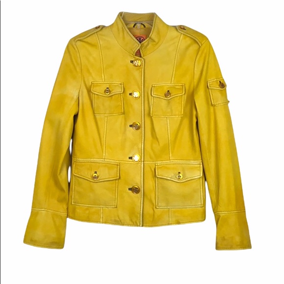 tory burch yellow jacket